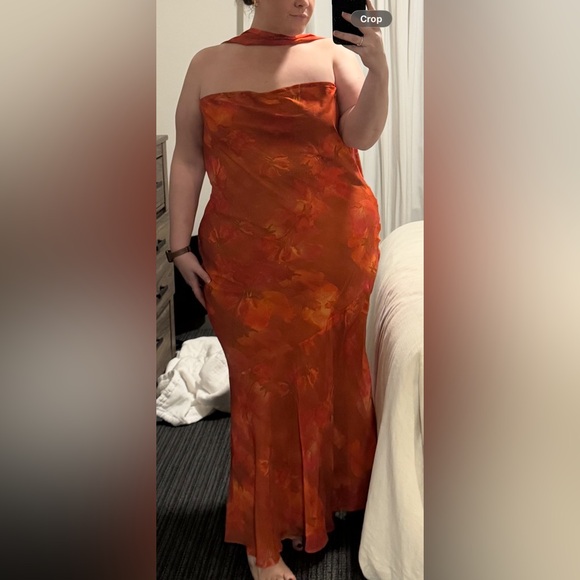 Peppermayo Dresses & Skirts - Peppermayo Orange Floral Dress